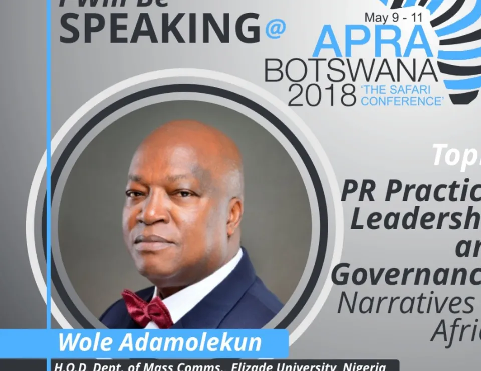 Speaking at APRA Botswana, 2018