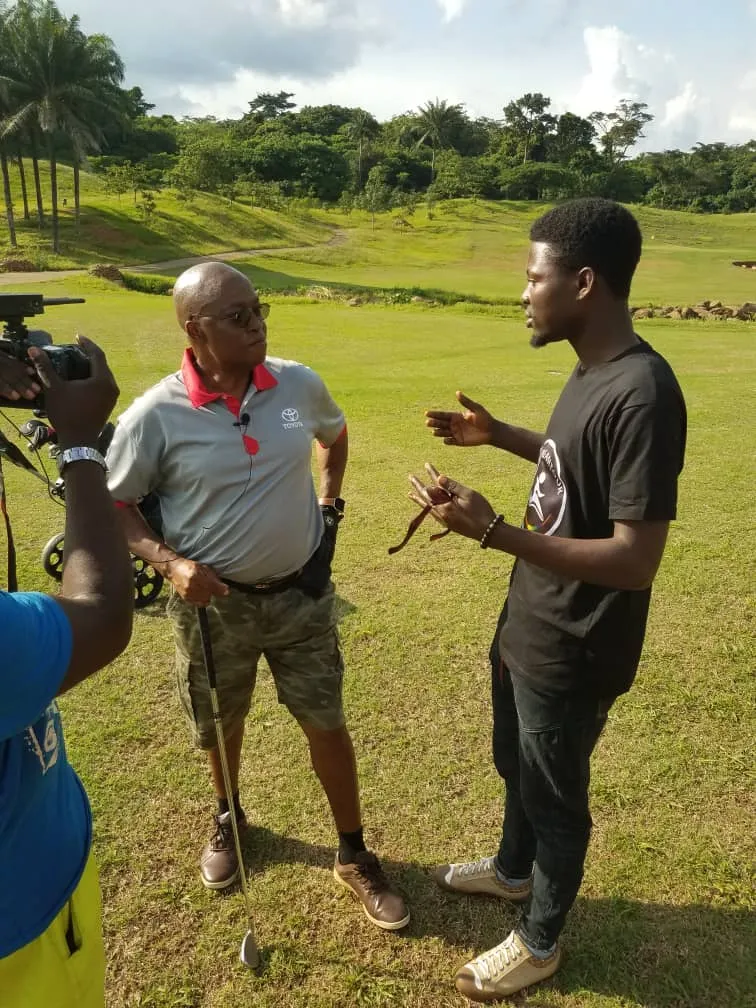 Tourism Interview on the Golf Course