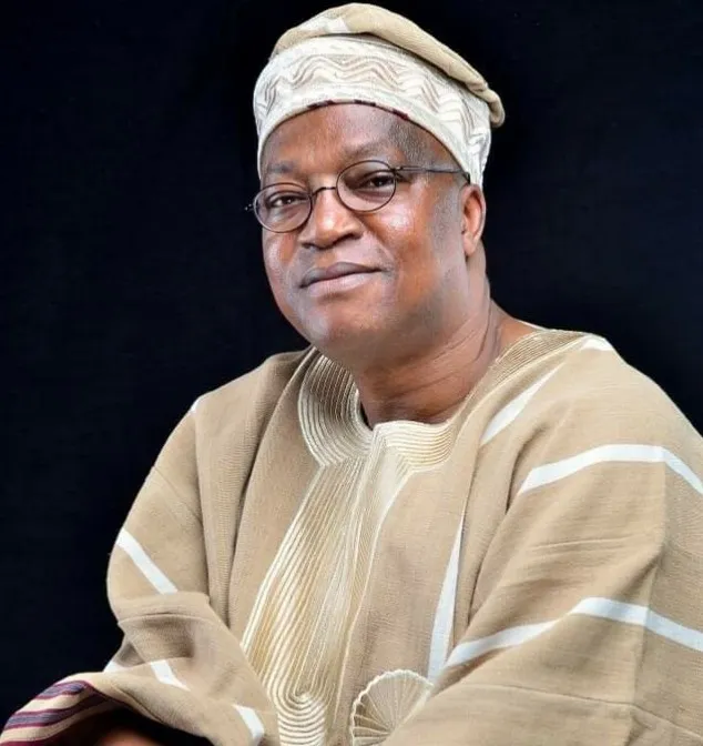 Traditional portrait of Dr. Wole Adamolekun
