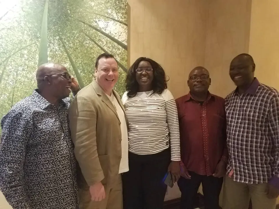 With International Colleagues