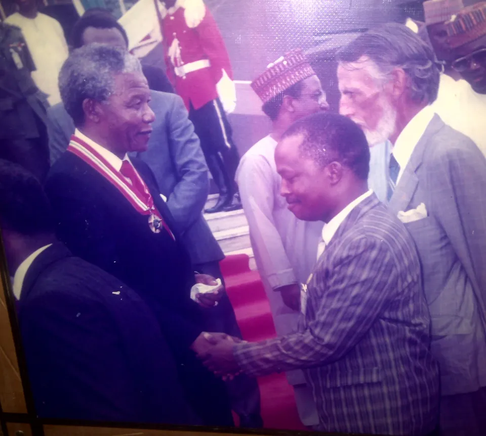 President Nelson Mandela's Visit to Nigeria